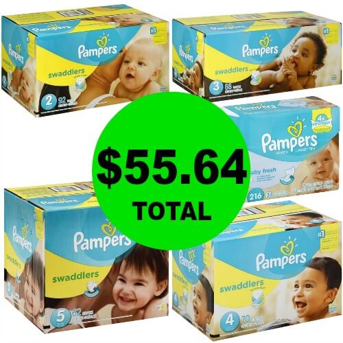 For Just $55.64, Get (2) Pampers Baby Wipe Refills &  (4) Pampers ...
