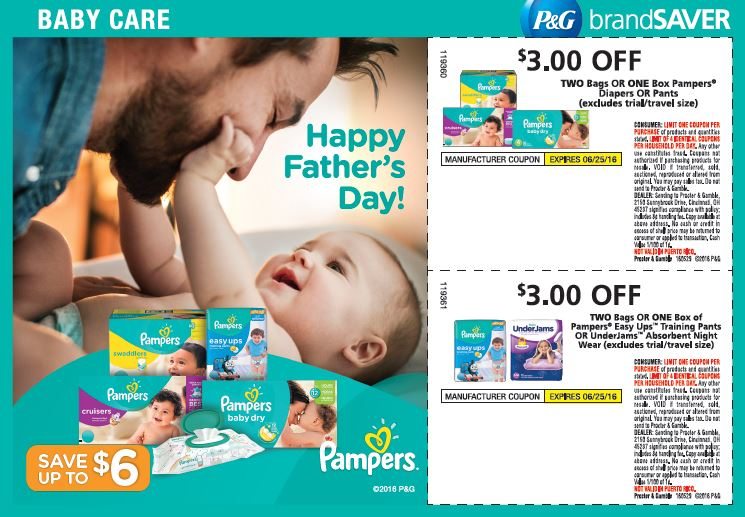Big Savings On Pampers Diapers and Easy Ups!