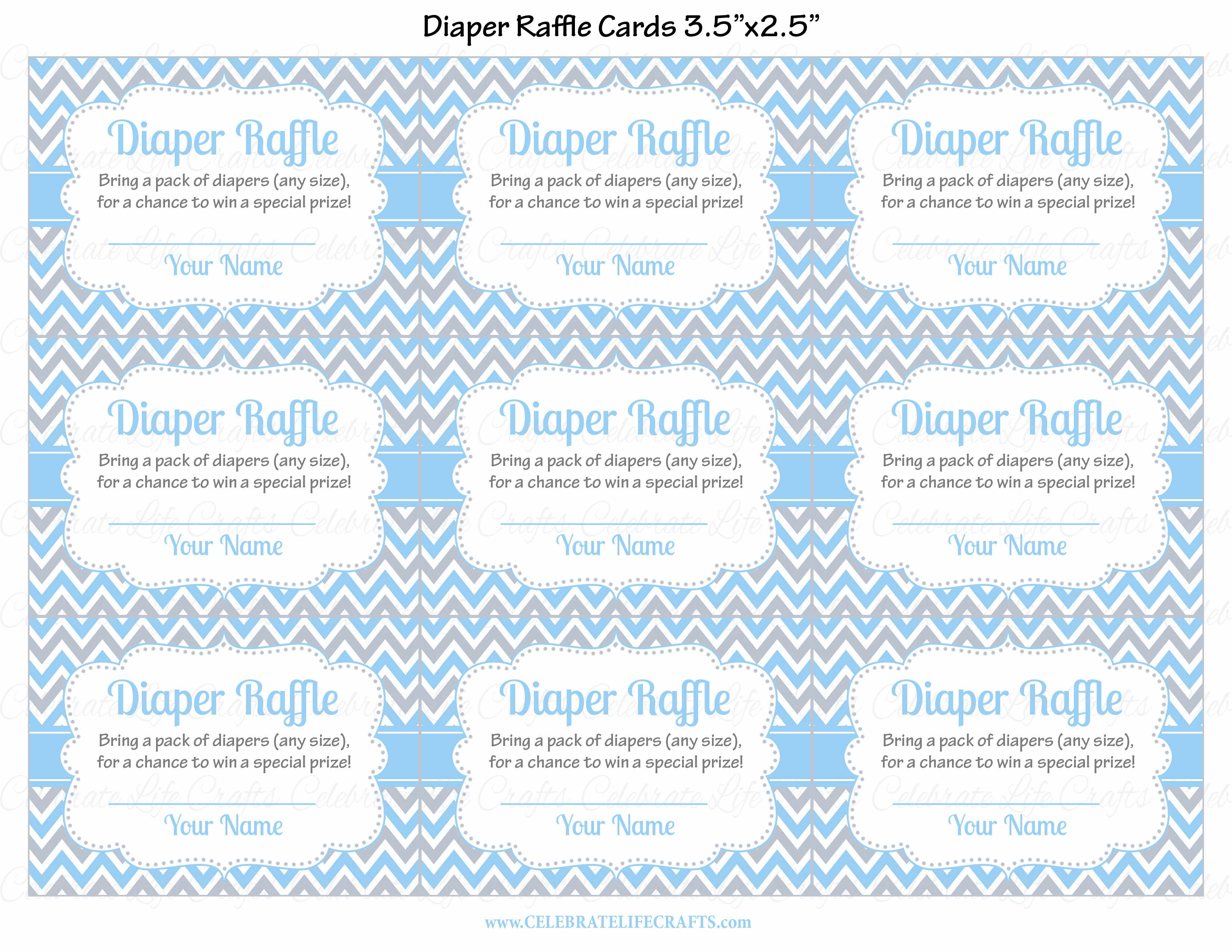 Diaper Raffle Tickets &  Sign - Printable Blue Gray Bowtie - Little Man Baby  Shower Invitation Inserts - B1008