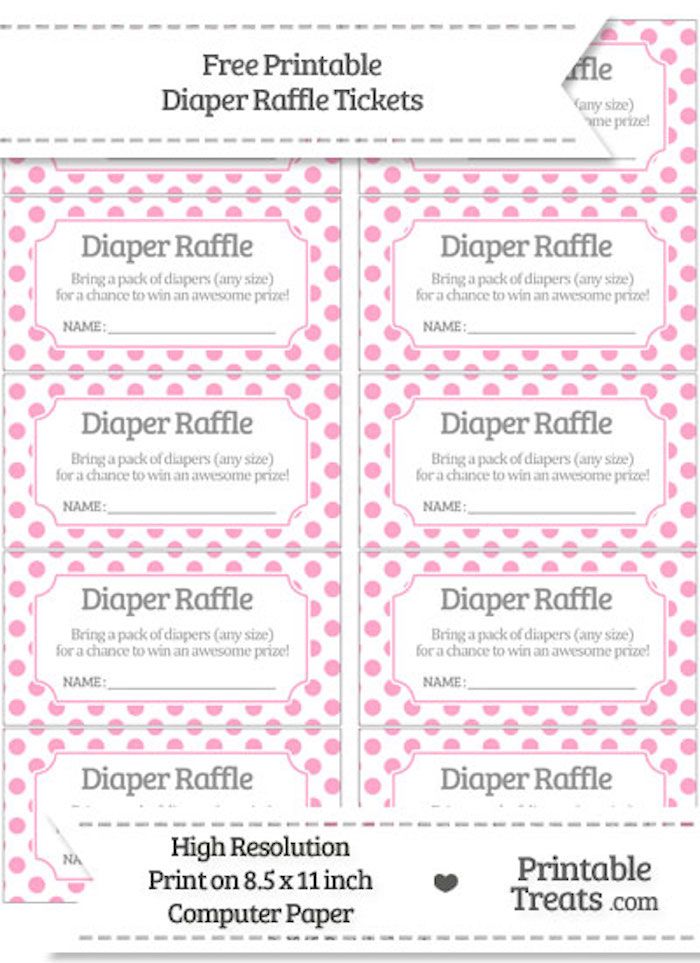 printable diaper raffle coupons