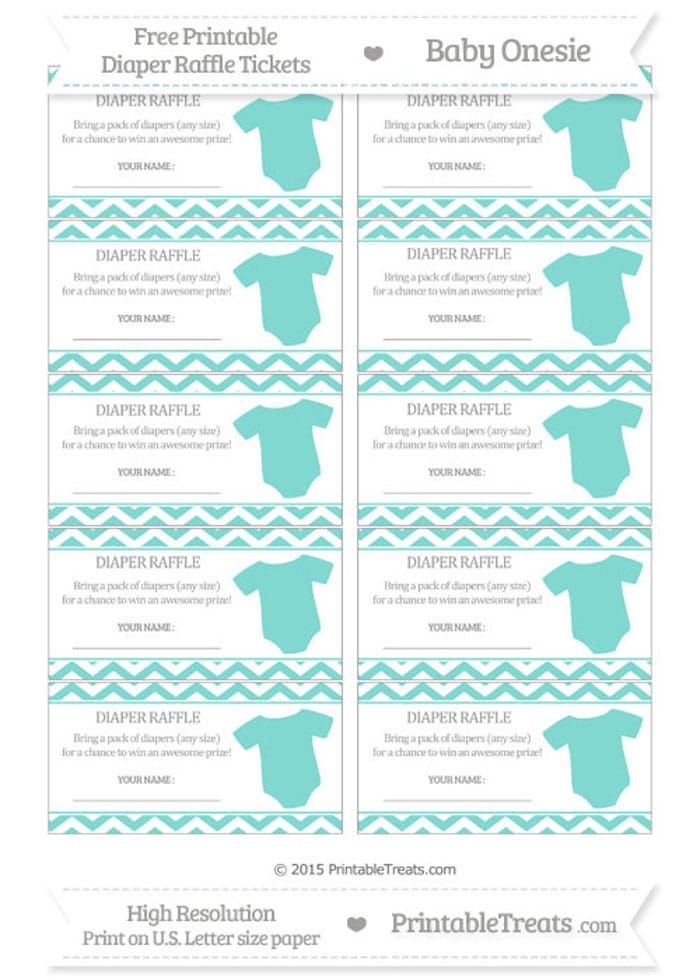 10 Free Printable Diaper Raffle Tickets - Freebie Finding Mom