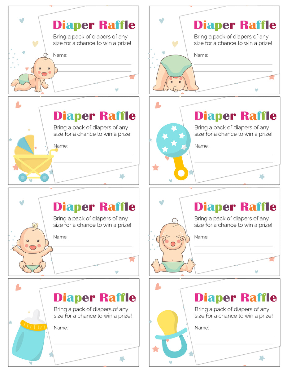 Diaper Raffle Tickets - Freebie Finding Mom