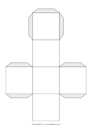 FREE Printable Cut-Out Templates: Fans, Dice, Games Spinners ...