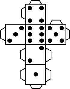 Printable Die Dice Clip Art at Clker.com - vector clip art online ...