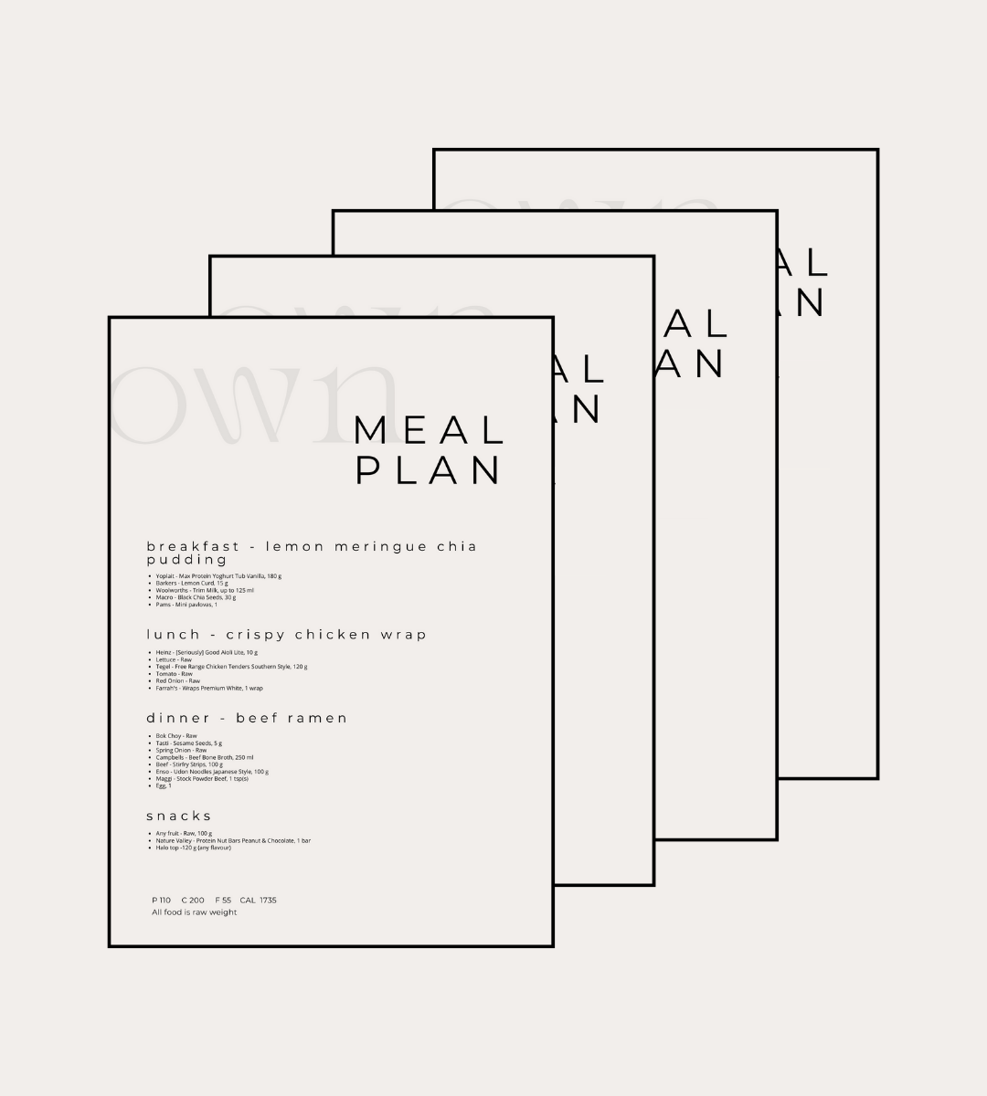 printable diet plan for quick weight loss