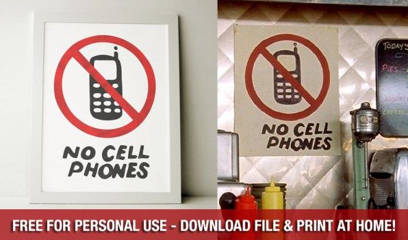 Make Your Kitchen Look Like Lukes Diner: Free Printable No Cell ...