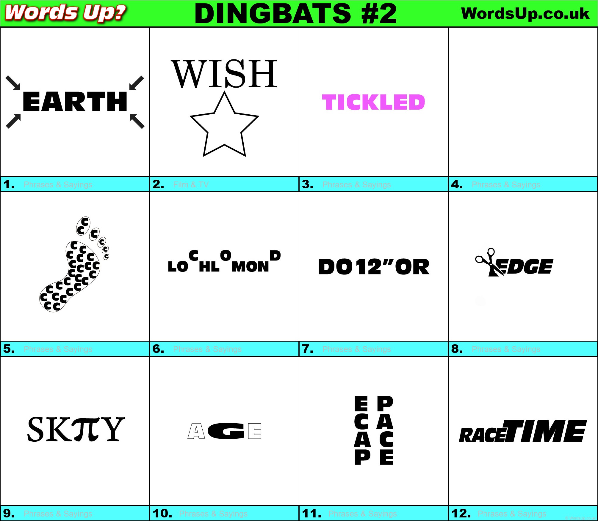 Free Printable Dingbat Puzzles Download Free Printable Dingbat Puzzles 