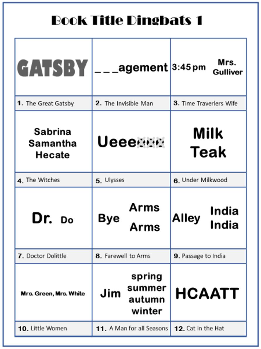 Free Printable Dingbat Puzzles Download Free Printable Dingbat Puzzles 