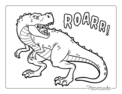 Best Dinosaur Coloring Pages for Kids &  Adults