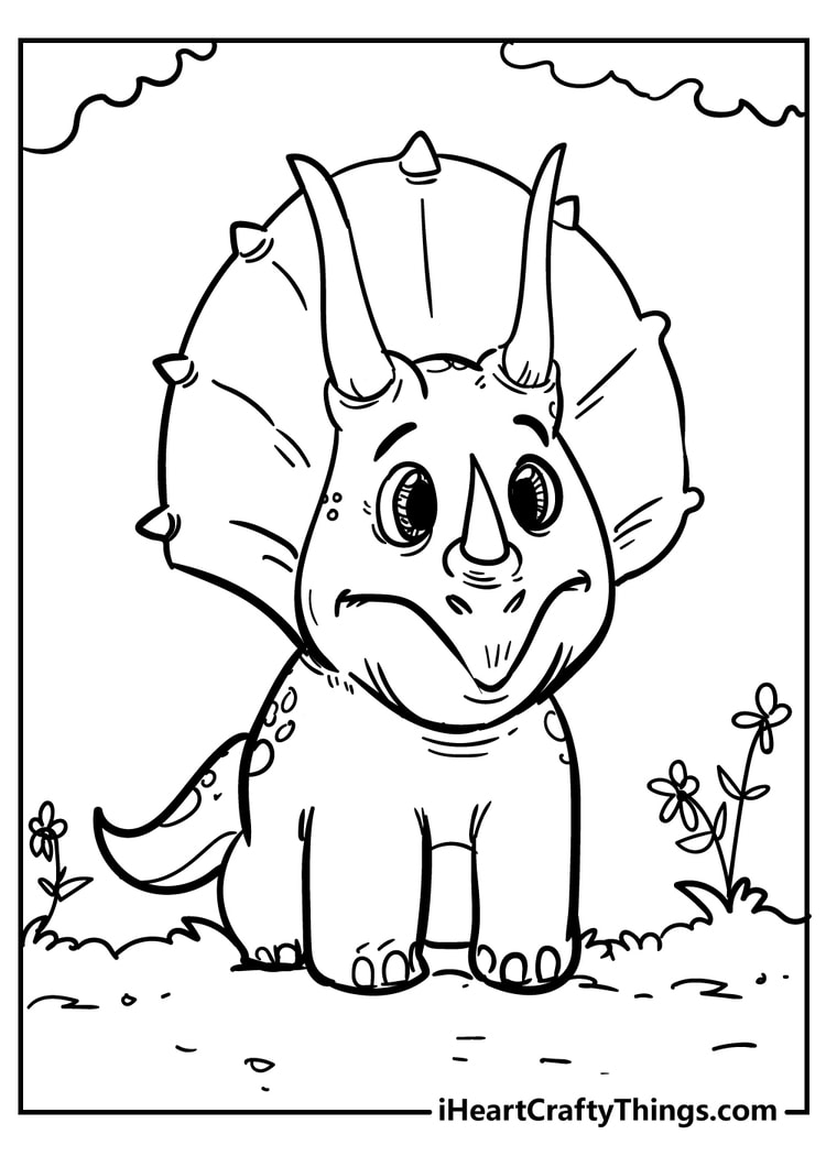 Dinosaur Coloring Pages - (100% Free Printables)