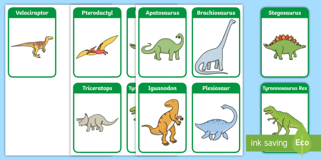 printable dinosaur postcards