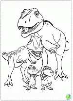 printable dinosaur train coloring pages