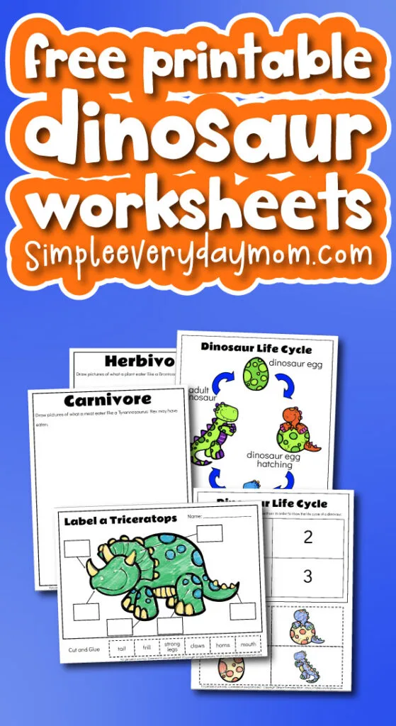 printable dinosaur worksheet kindergarten