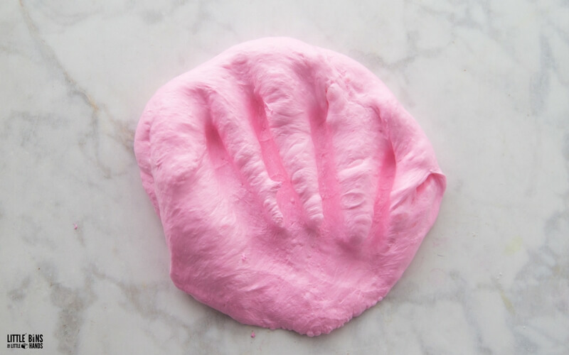 printable directions for fluffy slime