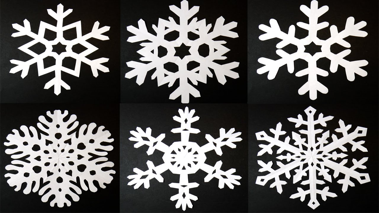 printable directions for making paper snowflakes
