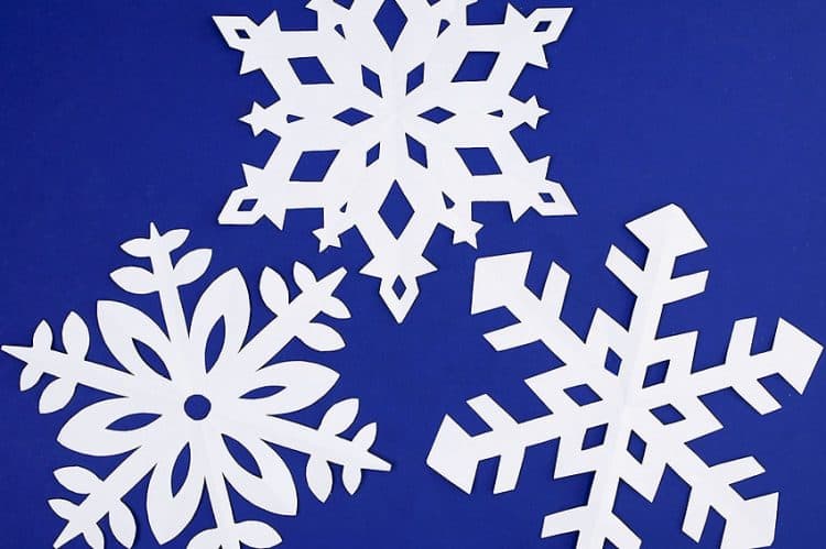 printable directions for making paper snowflakes