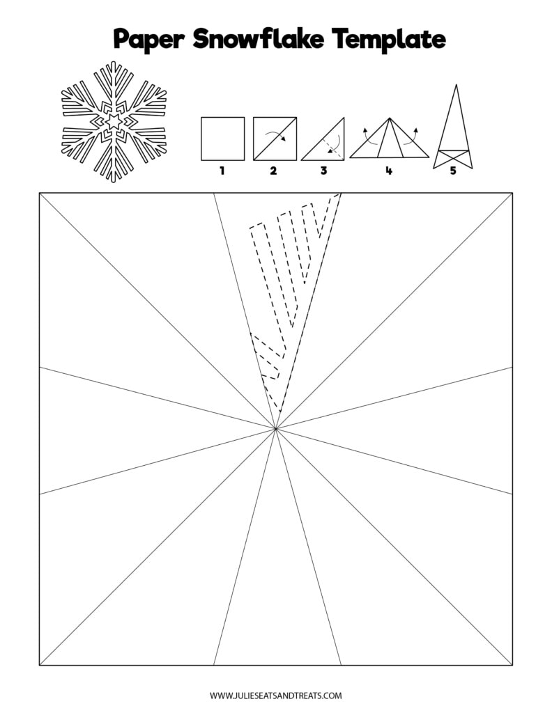 printable directions for making paper snowflakes