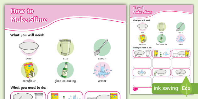 Make Your Own Slime | Science &  Materials Activity | Twinkl