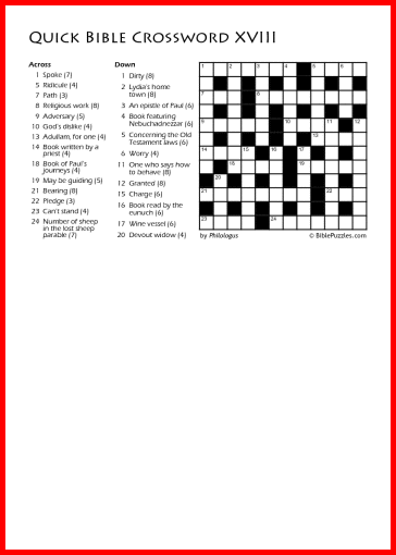 printable dirty crossword puzzles