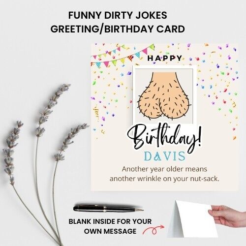 Funny Dirty Naughty Adult Jokes Birthday/Greeting/Party Video ...