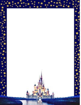 Disney Castle Border Template Doc By Morgan Shepherd TPT Worksheets 