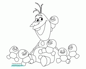 Frozen Free printable Coloring pages for kids
