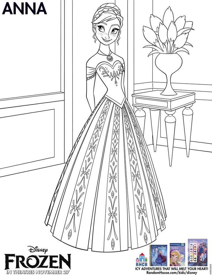 Disneys Frozen Coloring Pages And Printables For Kids!