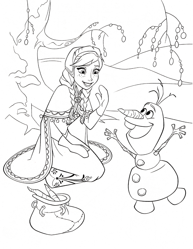 printable disney coloring pages frozen