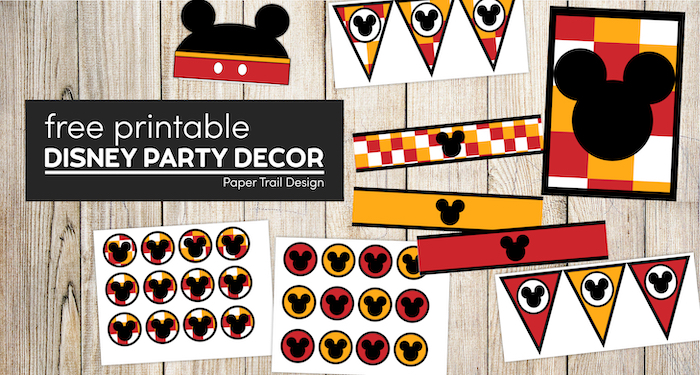 Five Mickey Mouse Free Printables - Paper Trail Design