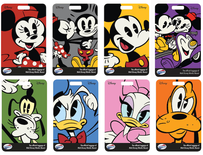 Printable Disney World luggage tags