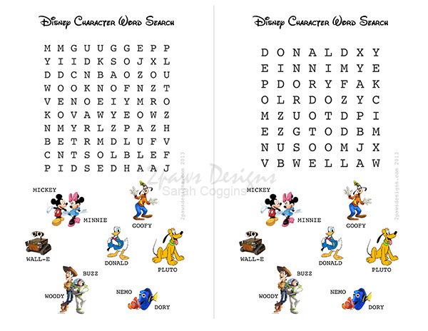 printable disney designs