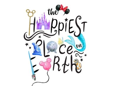 Disney Happiest Place On Earth Mickey - Digital Download ...