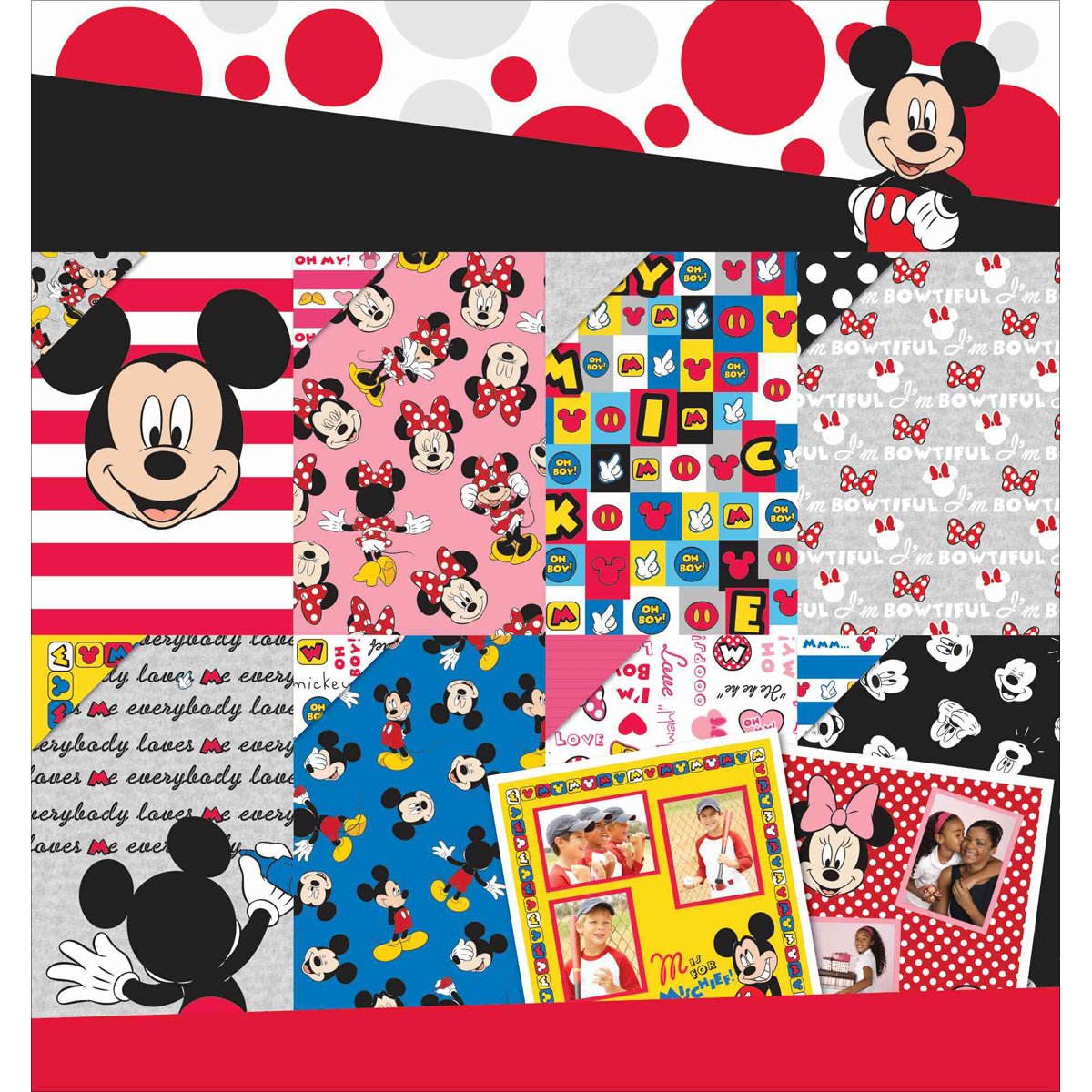 EK Success Disney Papier Pad 12 Zoll x 12 Zoll 36/pkg-Mickey und ...