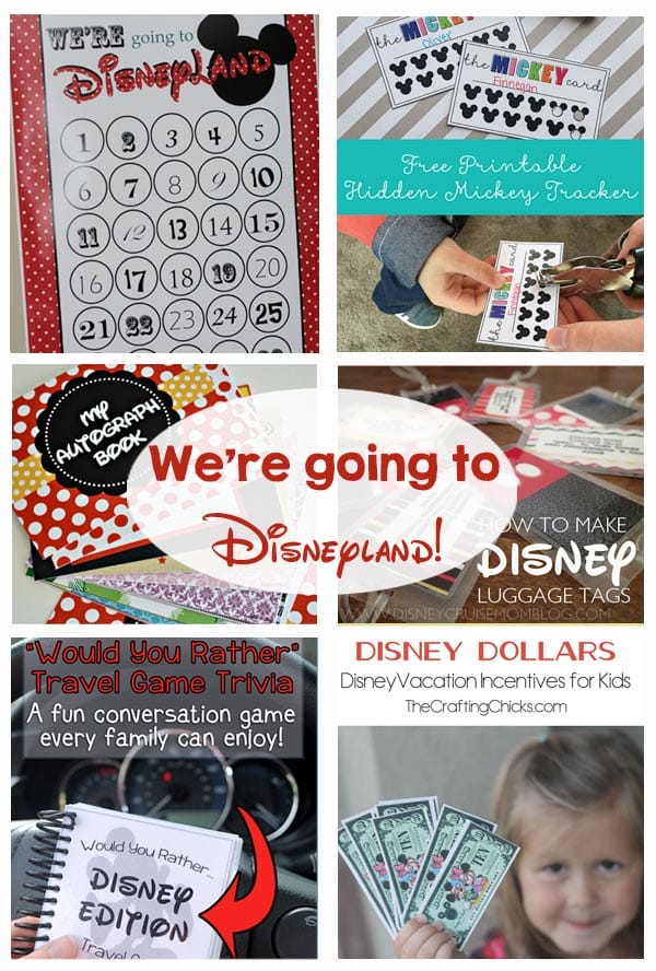 Disney Vacation Ideas and Printables - The Crafting Chicks