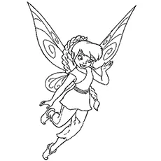 printable disney fairies coloring pages
