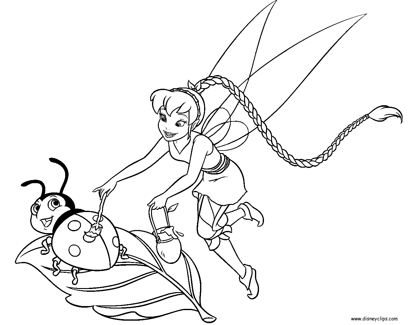 printable disney fairies coloring pages