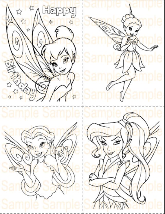 printable disney fairies coloring pages