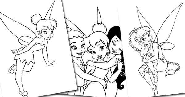 printable disney fairies coloring pages
