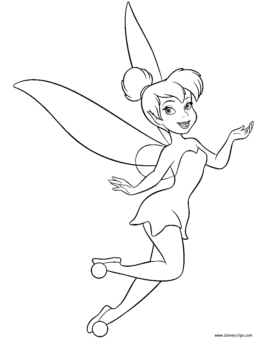 printable disney fairies coloring pages