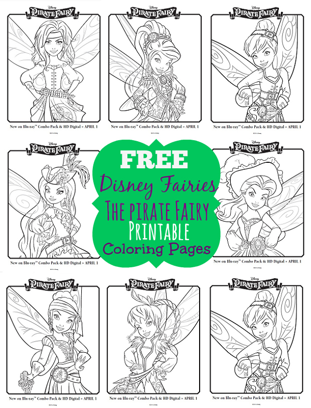 printable disney fairies coloring pages