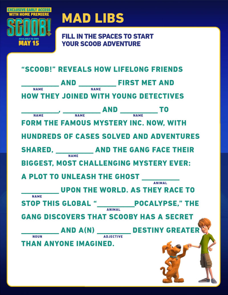 Free Animal Crossing Printable: Play Mad Libs with Animal Crossing ...