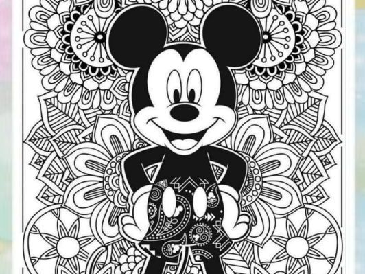 DISNEY Mandalas and Colouring pages  