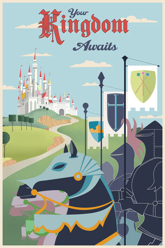 Where to Find Vintage Style Disney Posters - Persia Lou