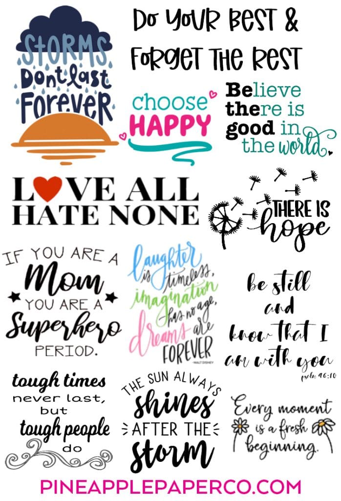 FREE Disney Quote SVG &  Printable - Pineapple Paper Co.