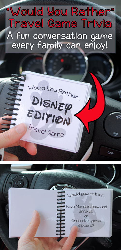 Disney Would You Rather - Free Printable Game