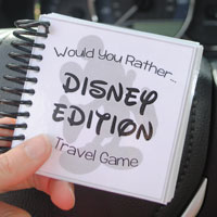 Disney Would You Rather - Free Printable Game