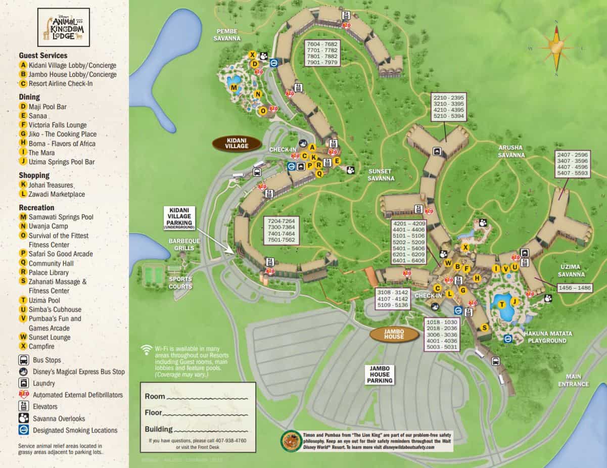 printable disney world animal kingdom map