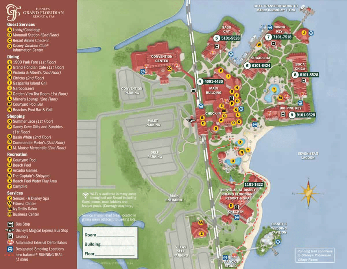 printable disney world resort maps