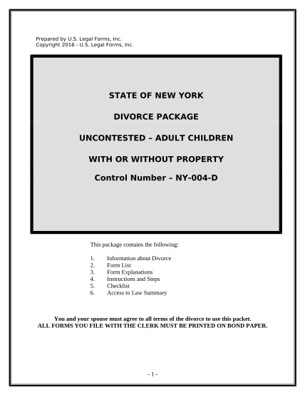 37 Divorce Papers &  Forms - US Northeast page 3 - Free to Edit ...