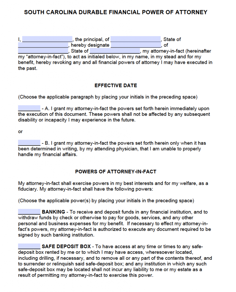 printable divorce forms south carolina